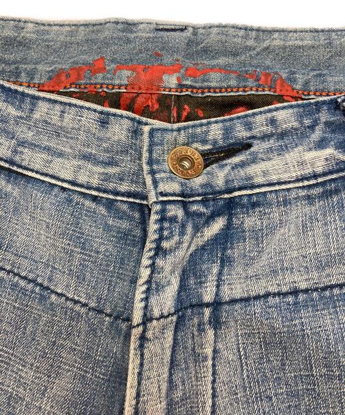 EVISU EU ED（ユーロ・エヴィス）EVISU EU ED (ユーロ・エヴィス) ショートパンツ インディゴ サイズ:34の古着・服飾アイテム