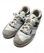 NEW BALANCEニューバランス）の古着「550ローカットスニーカー」｜ホワイト×グリーン