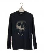 Hysteric Glamourヒステリックグラマー）の古着「SKULL BERRY LONG SLEEVE」｜ブラック
