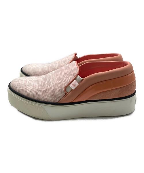 LOUIS VUITTON（ルイ ヴィトン）LOUIS VUITTON (ルイ ヴィトン) スリッポン ピンク サイズ:37の古着・服飾アイテム