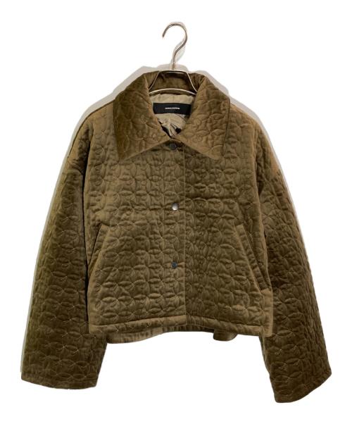 JOURNAL STANDARD（ジャーナルスタンダード）JOURNAL STANDARD (ジャーナルスタンダード) 別珍キルティングショートブルゾン ブラウン サイズ:FREEの古着・服飾アイテム