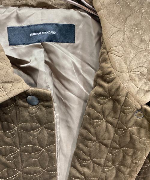 JOURNAL STANDARD（ジャーナルスタンダード）JOURNAL STANDARD (ジャーナルスタンダード) 別珍キルティングショートブルゾン ブラウン サイズ:FREEの古着・服飾アイテム