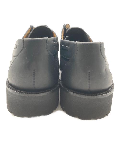 三陽山長（サンヨウヤマチョウ）三陽山長 (サンヨウヤマチョウ) 悠三/YUZO デッキシューズ ブラック サイズ:24.5の古着・服飾アイテム