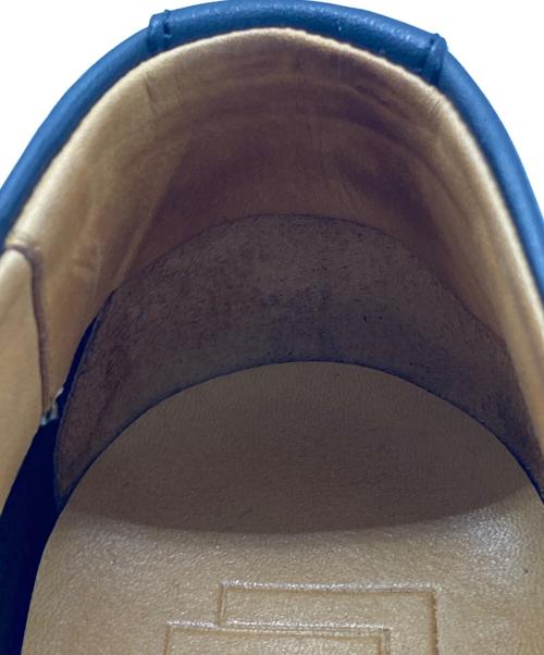 三陽山長（サンヨウヤマチョウ）三陽山長 (サンヨウヤマチョウ) 悠三/YUZO デッキシューズ ブラック サイズ:24.5の古着・服飾アイテム