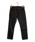 RRLダブルアールエル）の古着「SLIM FIT デニムパンツ」｜ブラック