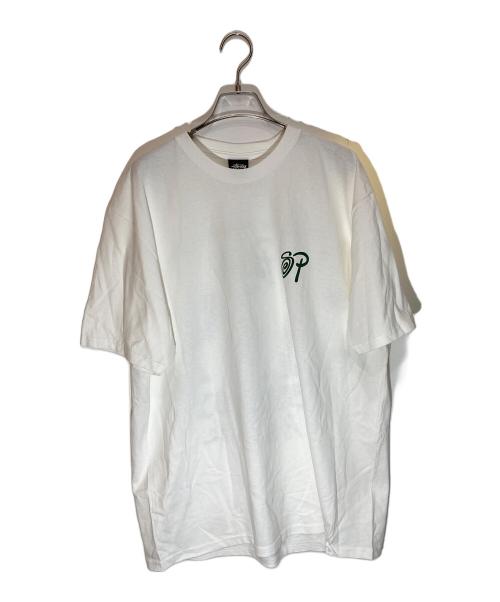 stussy（ステューシー）stussy (ステューシー) Patta (パタ) Sound Connection T ホワイト×グリーン サイズ:Lの古着・服飾アイテム