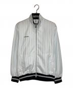 adidas Originalsアディダスオリジナル）の古着「ストライプトラックジャケット」｜ライトブルー