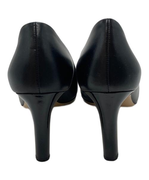 Salvatore Ferragamo（サルヴァトーレ フェラガモ）Salvatore Ferragamo (サルヴァトーレ フェラガモ) レザーパンプス ブラック サイズ:6の古着・服飾アイテム