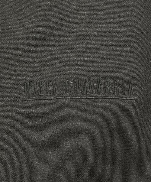 WILLY CHAVARRIA（ウィリーチャバリア）WILLY CHAVARRIA (ウィリーチャバリア) WARRIOR BOMBER TRACK JACKET ブラック サイズ:XLの古着・服飾アイテム