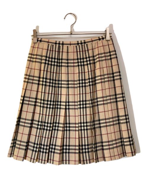 BURBERRY BLUE LABEL（バーバリー ブルー レーベル）BURBERRY BLUE LABEL (バーバリーロンドンブルーレーベル) ノバチェックラップスカート ベージュ サイズ:38の古着・服飾アイテム