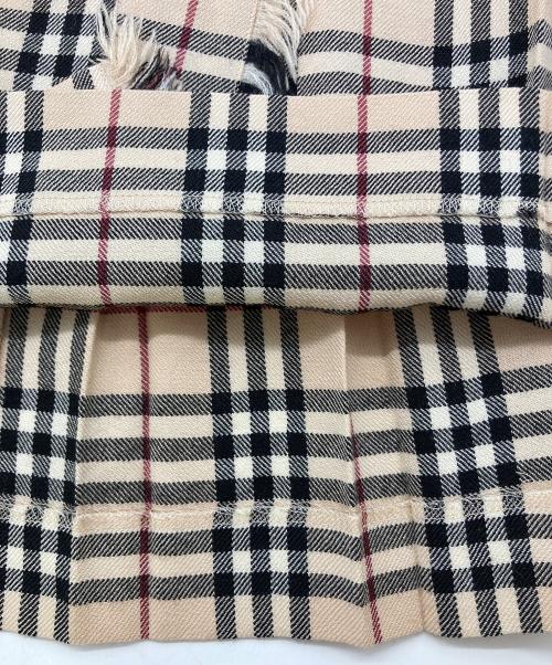 BURBERRY BLUE LABEL（バーバリー ブルー レーベル）BURBERRY BLUE LABEL (バーバリーロンドンブルーレーベル) ノバチェックラップスカート ベージュ サイズ:38の古着・服飾アイテム