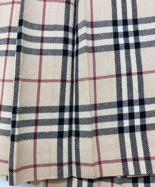 BURBERRY BLUE LABEL（バーバリー ブルー レーベル）BURBERRY BLUE LABEL (バーバリーロンドンブルーレーベル) ノバチェックラップスカート ベージュ サイズ:38の古着・服飾アイテム