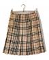 BURBERRY BLUE LABEL (バーバリーロンドンブルーレーベル) ノバチェックラップスカート ベージュ サイズ:38：7000円