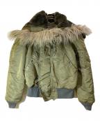 ALPHAアルファ）の古着「N-2Bジャケット」｜グリーン