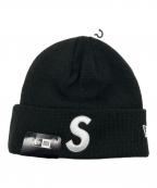SUPREME×New Eraシュプリーム×ニューエラ）の古着「Logo Beanie」｜ブラック