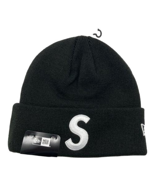 SUPREME（シュプリーム）Supreme (シュプリーム) New Era (ニューエラ) Logo Beanie ブラック サイズ:- 未使用品の古着・服飾アイテム