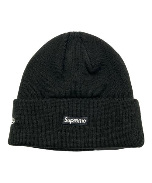 SUPREME（シュプリーム）Supreme (シュプリーム) New Era (ニューエラ) Logo Beanie ブラック サイズ:- 未使用品の古着・服飾アイテム