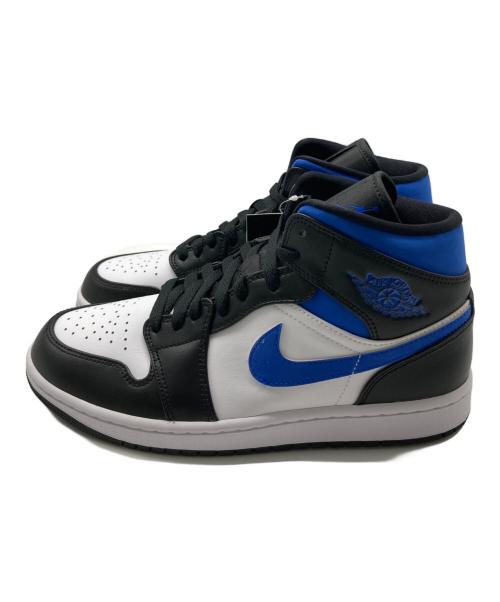 NIKE（ナイキ）NIKE (ナイキ) AIR JORDAN 1 MID ”Royal” ブルー×ブラック サイズ:26 未使用品の古着・服飾アイテム