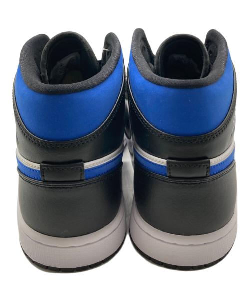 NIKE（ナイキ）NIKE (ナイキ) AIR JORDAN 1 MID ”Royal” ブルー×ブラック サイズ:26 未使用品の古着・服飾アイテム