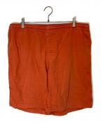 stussyステューシー）の古着「90sショートパンツ」｜オレンジ