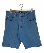 stussyステューシー）の古着「デニムショートパンツ」｜インディゴ