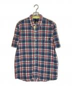 stussyステューシー）の古着「チェックシャツ」｜ネイビー×レッド