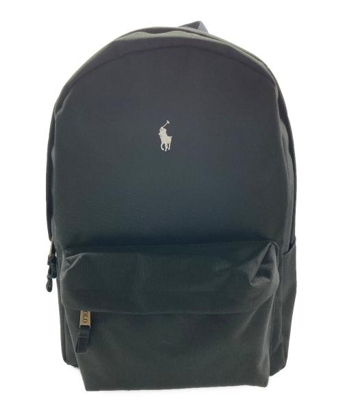 POLO RALPH LAUREN（ポロ・ラルフローレン）POLO RALPH LAUREN (ポロ・ラルフローレン) ポニー刺繍デイパック ブラックの古着・服飾アイテム