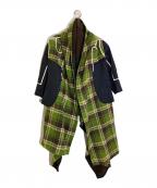 COMME des GARCONSコムデギャルソン）の古着「ドッキングコート」｜グリーン