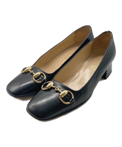 GUCCI（グッチ）GUCCI (グッチ) ホースビットパンプス ブラック サイズ:35 1/2の古着・服飾アイテム