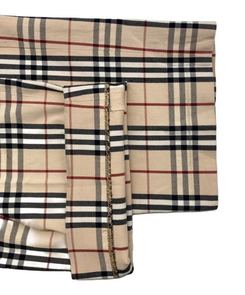 BURBERRY BLUE LABEL（バーバリーロンドンブルーレーベル）BURBERRY BLUE LABEL (バーバリーロンドンブルーレーベル) ノバチェックパンツ ベージュ サイズ:Ⅿの古着・服飾アイテム
