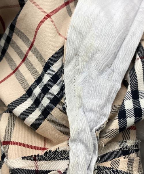 BURBERRY BLUE LABEL（バーバリーロンドンブルーレーベル）BURBERRY BLUE LABEL (バーバリーロンドンブルーレーベル) ノバチェックパンツ ベージュ サイズ:Ⅿの古着・服飾アイテム