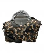 LONGCHAMPロンシャン）の古着「ル プリアージュ プリント トートバッグ」｜マルチカラー