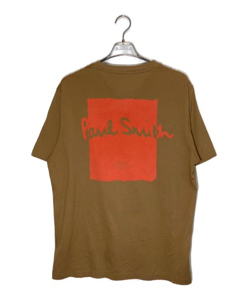 PAUL SMITH（ポールスミス）PAUL SMITH (ポールスミス) 'Big Logo' Tシャツ ベージュ サイズ:Lの古着・服飾アイテム