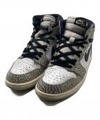 NIKEナイキ）の古着「JORDAN 1 RETRO HIGH OG」｜グレー×ホワイト