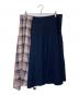 BLUE LABEL CRESTBRIDGE (ブルーレーベルクレストブリッジ) 切替チェックスカート ネイビー×ピンク サイズ:38：4500円