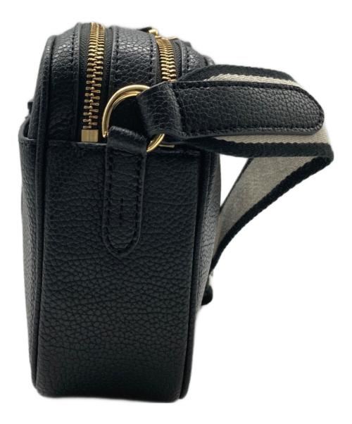 LAUREN RALPH LAUREN（ローレンラルフローレン）LAUREN RALPH LAUREN (ローレンラルフローレン) ロゴストラップ レザー クロスボディバッグ ブラック サイズ:-の古着・服飾アイテム