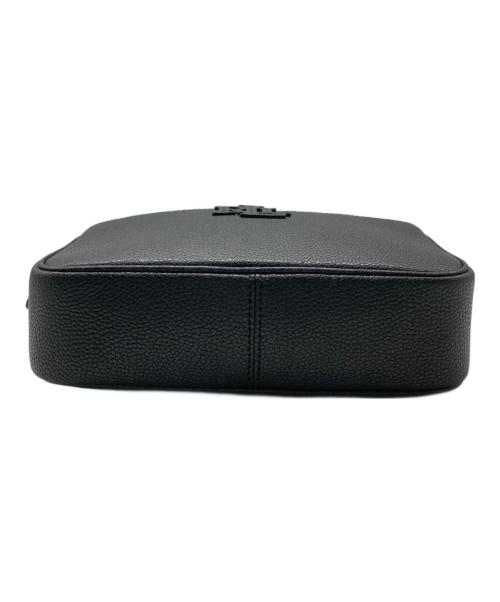 LAUREN RALPH LAUREN（ローレンラルフローレン）LAUREN RALPH LAUREN (ローレンラルフローレン) ロゴストラップ レザー クロスボディバッグ ブラック サイズ:-の古着・服飾アイテム