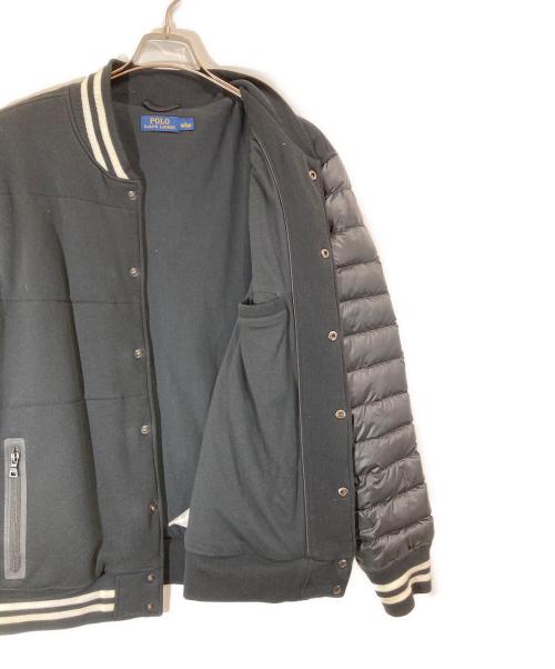 POLO RALPH LAUREN（ポロ・ラルフローレン）POLO RALPH LAUREN (ポロ・ラルフローレン) 袖切替ダウンジャケット ブラック サイズ:Lの古着・服飾アイテム