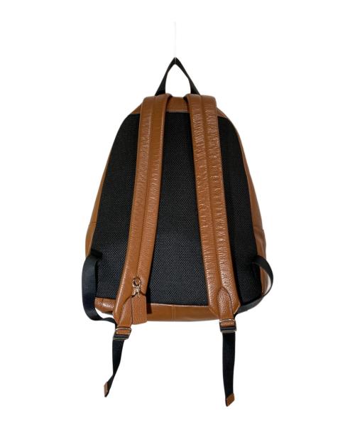 COACH（コーチ）COACH (コーチ) Charles Backpack In Patchwork Leather ベージュ×ブラウンの古着・服飾アイテム