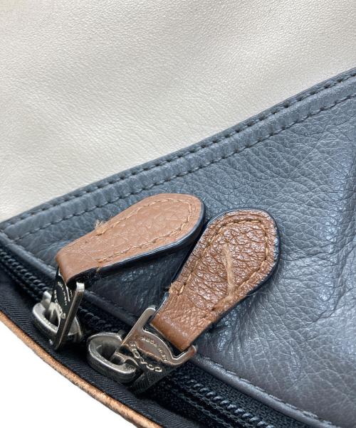 COACH（コーチ）COACH (コーチ) Charles Backpack In Patchwork Leather ベージュ×ブラウンの古着・服飾アイテム