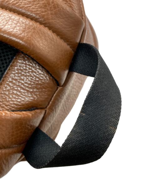 COACH（コーチ）COACH (コーチ) Charles Backpack In Patchwork Leather ベージュ×ブラウンの古着・服飾アイテム