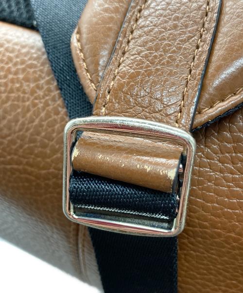 COACH（コーチ）COACH (コーチ) Charles Backpack In Patchwork Leather ベージュ×ブラウンの古着・服飾アイテム