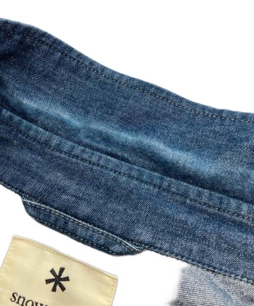 Snow peak（スノーピーク）Snow peak (スノーピーク) TAKIBI Light Denim Utility Shirt インディゴ サイズ:XLの古着・服飾アイテム