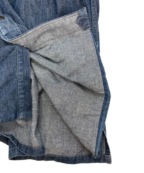 Snow peak（スノーピーク）Snow peak (スノーピーク) TAKIBI Light Denim Utility Shirt インディゴ サイズ:XLの古着・服飾アイテム