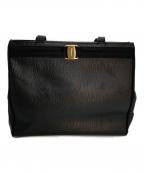 Salvatore Ferragamoサルヴァトーレ フェラガモ）の古着「ヴァラレザートートバッグ」｜ブラック