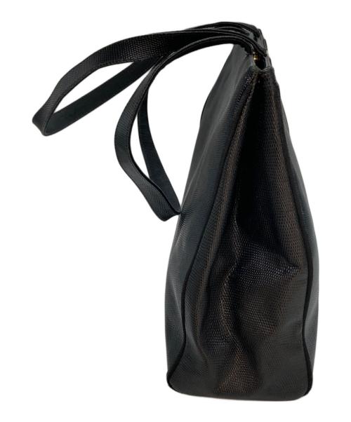 Salvatore Ferragamo（サルヴァトーレ フェラガモ）Salvatore Ferragamo (サルヴァトーレ フェラガモ) ヴァラレザートートバッグ ブラック サイズ:-の古着・服飾アイテム