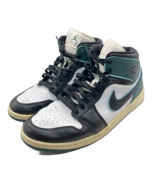 NIKE（ナイキ）NIKE (ナイキ) Air Jordan 1 Mid ブラック×グリーン サイズ:29cmの古着・服飾アイテム