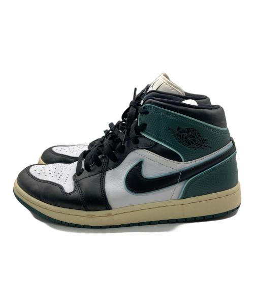 NIKE（ナイキ）NIKE (ナイキ) Air Jordan 1 Mid ブラック×グリーン サイズ:29cmの古着・服飾アイテム