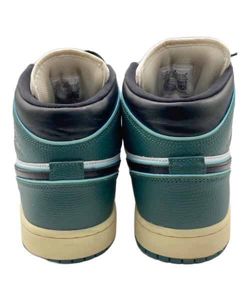 NIKE（ナイキ）NIKE (ナイキ) Air Jordan 1 Mid ブラック×グリーン サイズ:29cmの古着・服飾アイテム