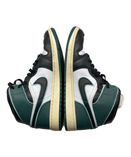 NIKE（ナイキ）NIKE (ナイキ) Air Jordan 1 Mid ブラック×グリーン サイズ:29cmの古着・服飾アイテム